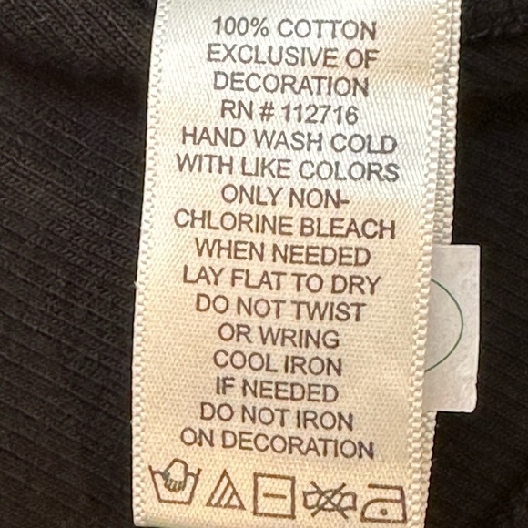 Quacker Factory Black Gradient Sequins 3/4 Sleeve Top Size Large Crew Neckline - Picture 5 of 10